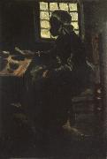 Peasant Woman Taking her Meal (nn04), Vincent Van Gogh